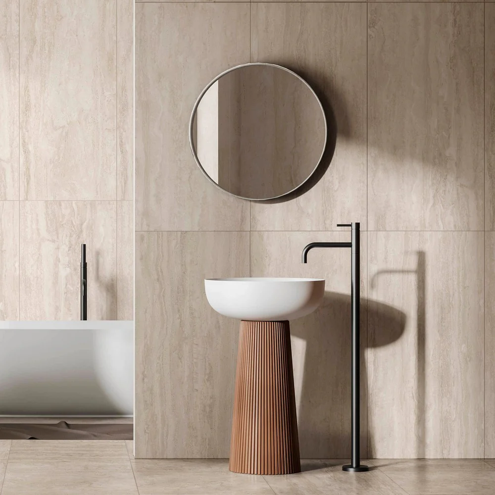 Le Travertine Cream - Gres Porcellanato Effetto Pietra 60x120 Rettificato
