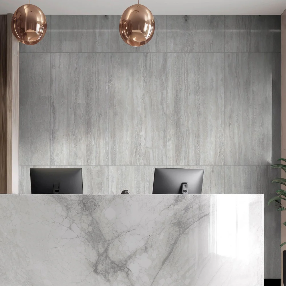 Le Travertine Silver - Gres Porcellanato Effetto Pietra 60x120 Rettificato
