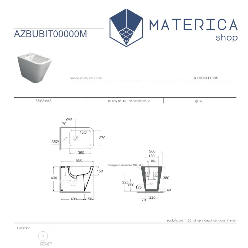 Linea - Serie di Sanitari filomuro ispirati al design nordico - Image 3