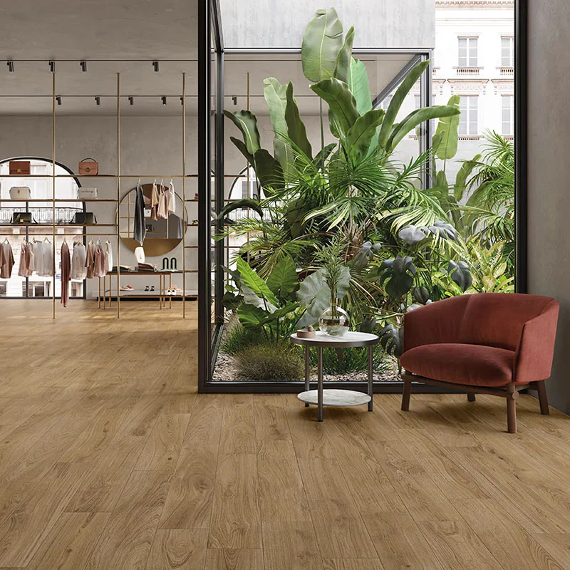Lineo Walnut - Gres Porcellanato Effetto Legno 20x120 Rettificato