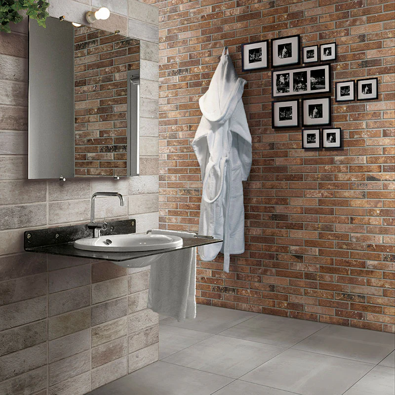 London Fog - Gres Effetto Mattone Faccia a Vista 13x25