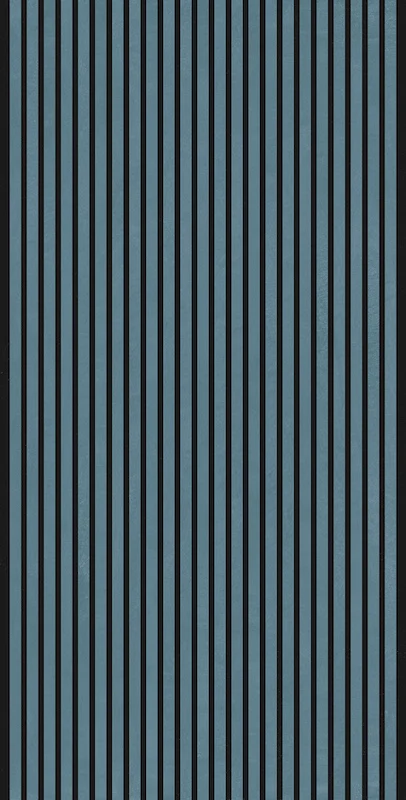 Ludo Nova 3D Blu Nero - Rivestimento Cannettato dai Colori Pastello 60x120 rettificato - Image 2