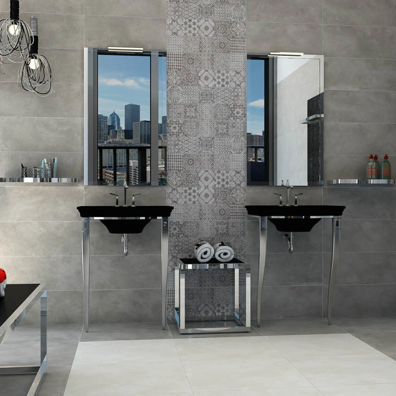 Madison County Grey - Rivestimento Effetto Cementine 25x60