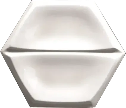 Magnolia Bright White – Rivestimento Ceramico Esagonale Lucido 15x18 - Image 2
