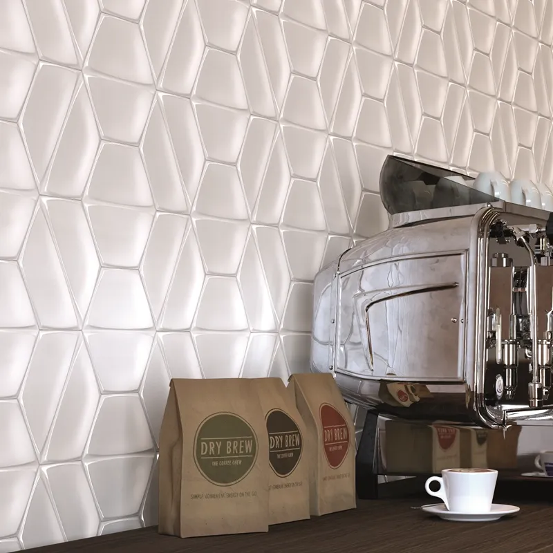 Magnolia Matt White – Rivestimento Ceramico Esagonale Opaco 15x18 - Image 3