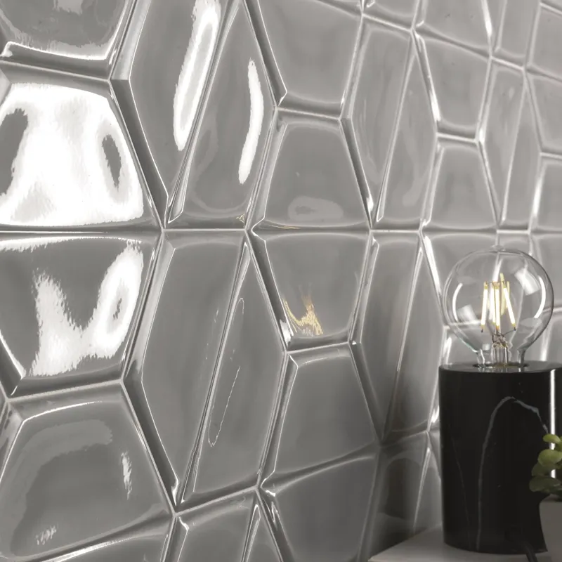 Magnolia Smoke – Rivestimento Ceramico Esagonale Lucido 15x18 - Image 3