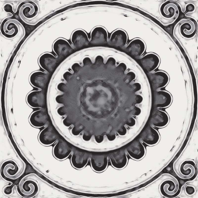 Maioliche Mix Black & White - Gres Porcellanato Decorato Misto 15x15 Stile Vietri - Image 14