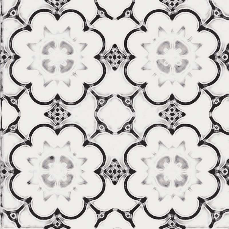 Maioliche Mix Black & White - Gres Porcellanato Decorato Misto 15x15 Stile Vietri - Image 26