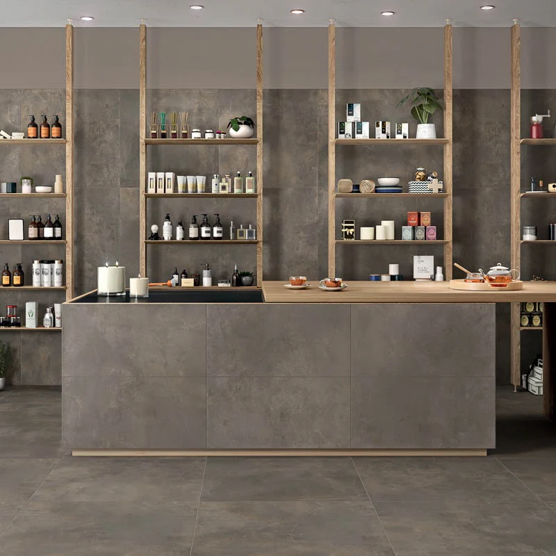 Make Antracite Corten - Gres Porcellanato Effetto Cemento 60x60