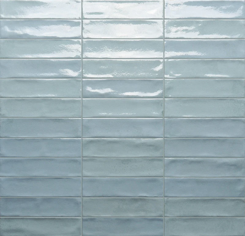 Marrakech Light Blue - Gres Effetto Mattoncino Lucido 5x20 - Image 3
