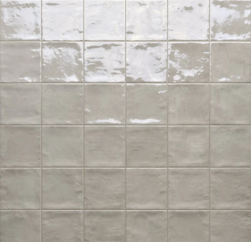 Marrakech Light Grey - Piastrella in Gres Porcellanato Lucido 10x10