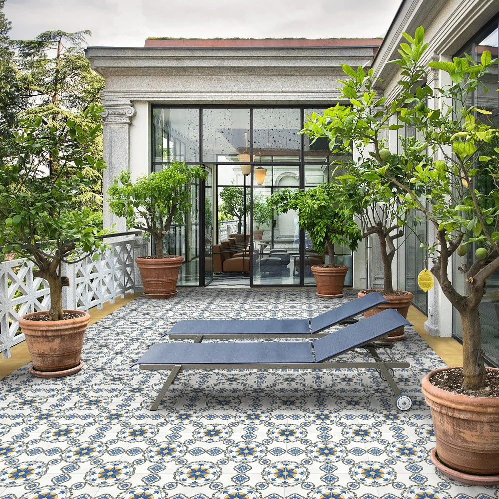 Mediterranea Decoro 2 - Gres Porcellanato Decoro 25x25 - Image 3