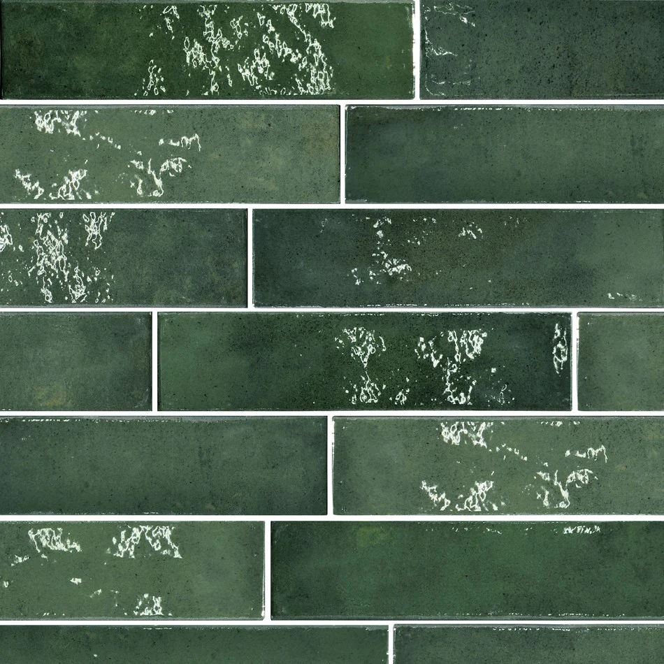Memory Moss Green Glossy - Gres Porcellanato Effetto Mattoncino 6x25 - Image 4