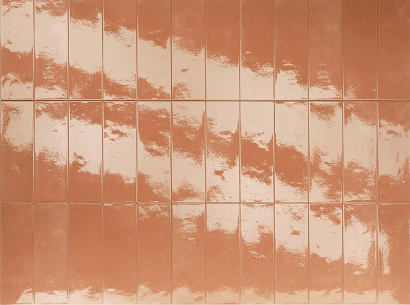 Mini Terracotta Glossy - Gres Effetto Mattoncino Lucido 5x15 - Image 2