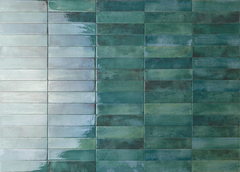 Mojave Sea Water - Gres Effetto Mattoncino Lucido 6x25 - Image 2