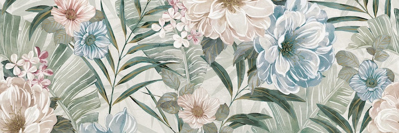 More Plus Bloom Ice - Rivestimento Effetto Carta da Parati 25x75 Rettificato - Image 3