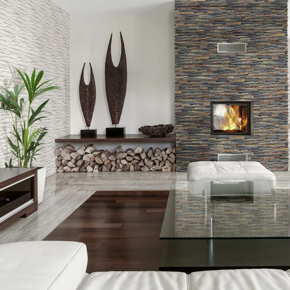 Natura Terra - Rivestimento Muretto Effetto Pietra ad Incastro