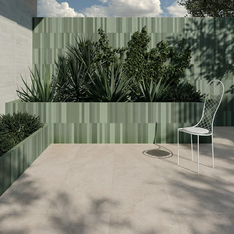 Neo Cool Green - Rivestimento Effetto Mattoncino Opaco 4.6x37.5 - Image 4
