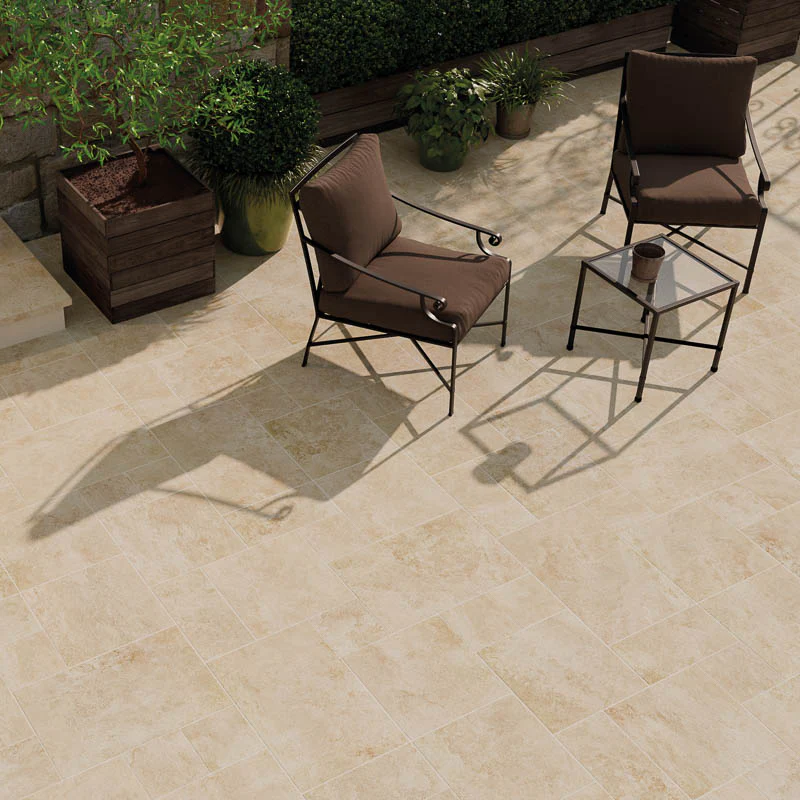 Occitanie Beige Modulare Antiscivolo R11 - Pavimento Multiformato in Gres Effetto Pietra - Image 5