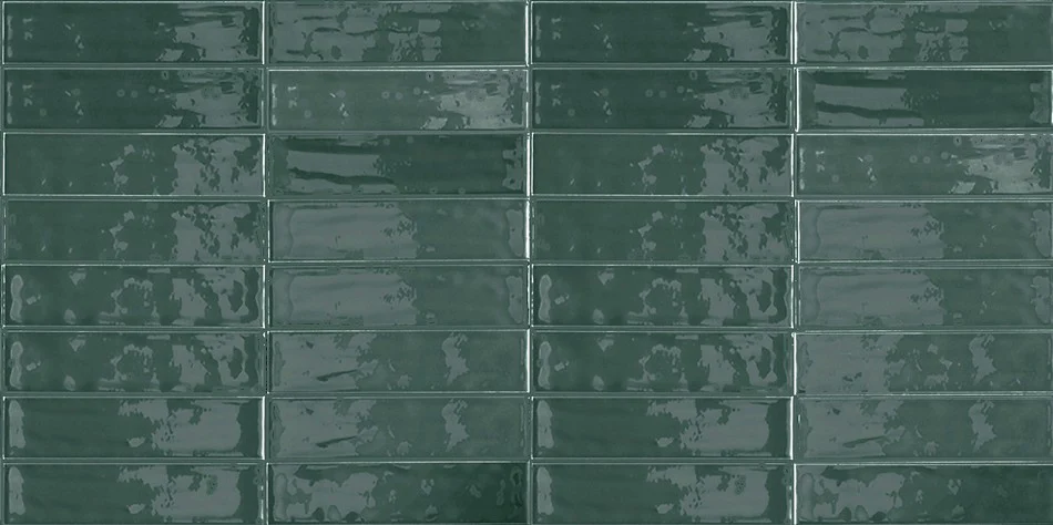 Oceani Green Glossy - Gres Porcellanato Effetto Mattoncino Lucido 6x25 - Image 3