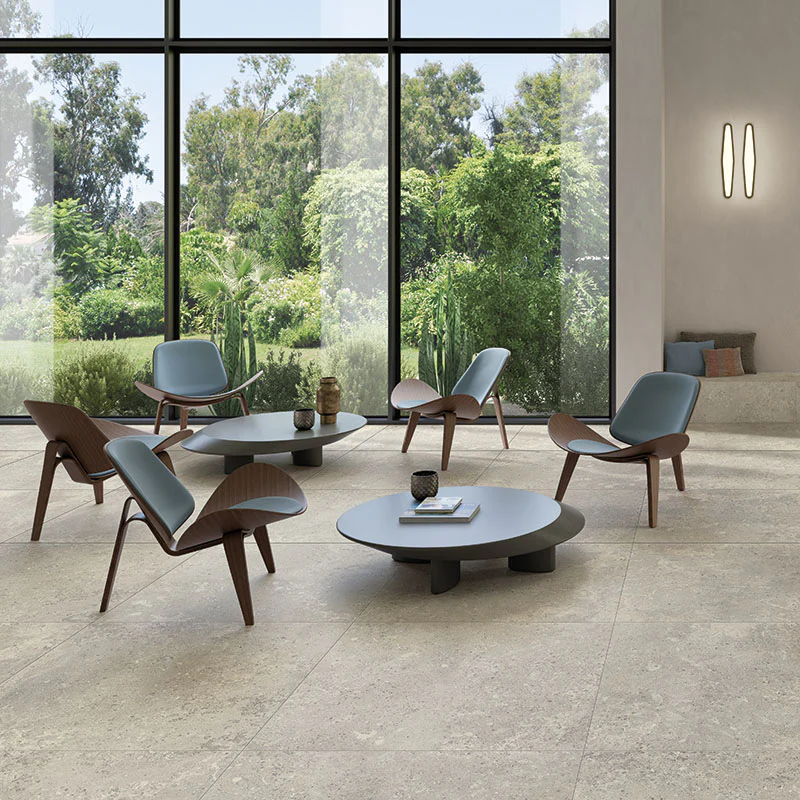Omnia Devix Greige - Gres porcellanato effetto pietra 120x120 rettificato