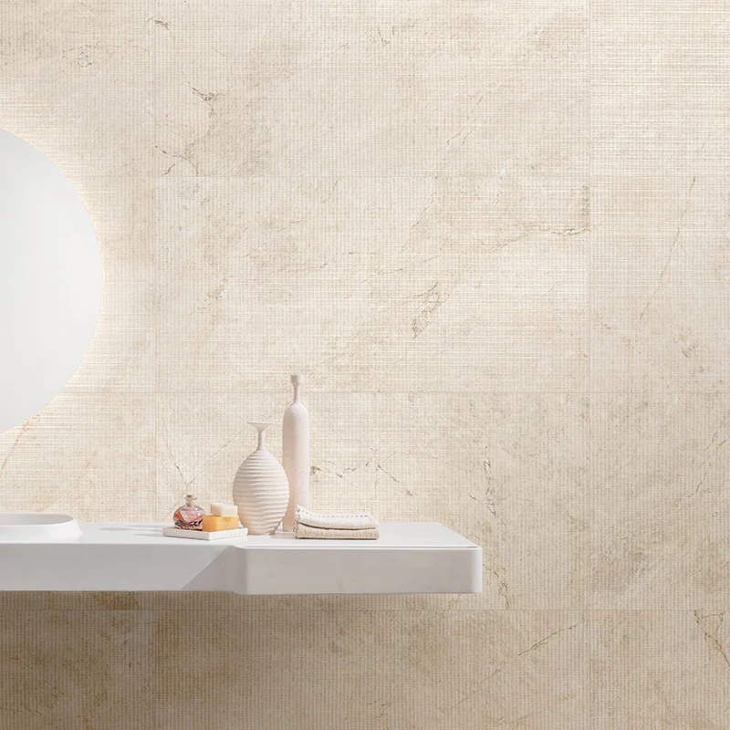 Omnia Emperador White Crossing 3D - Gres effetto pietra rigato 60x120