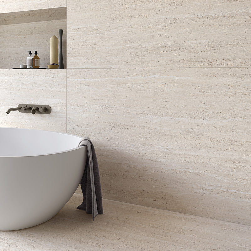 Omnia Tivoli Ivory - Gres porcellanato effetto pietra 60x120 rettificato