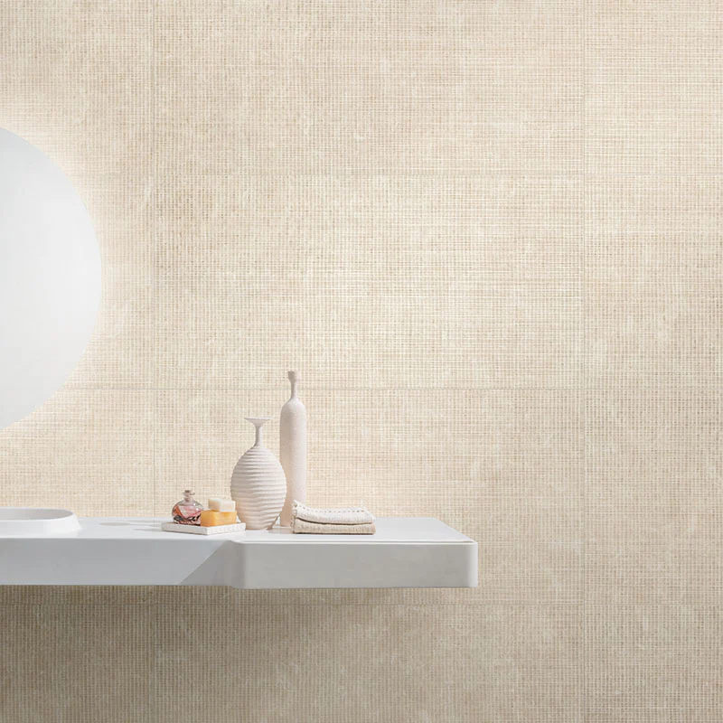 Omnia Venezia Ivory Crossing 3D - Gres effetto pietra rigato 60x120