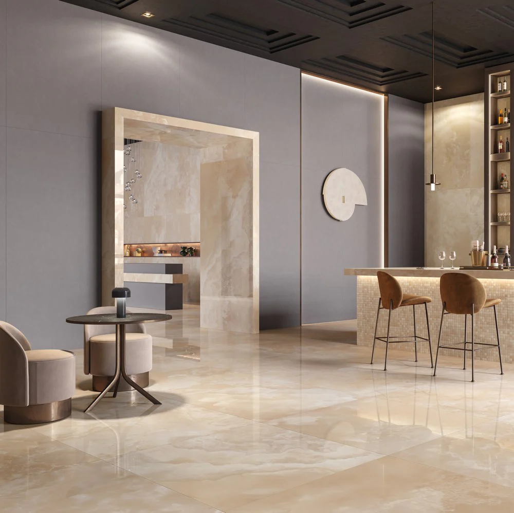 Onice Honey - Gres Porcellanato Effetto Onice lucido 60x120
