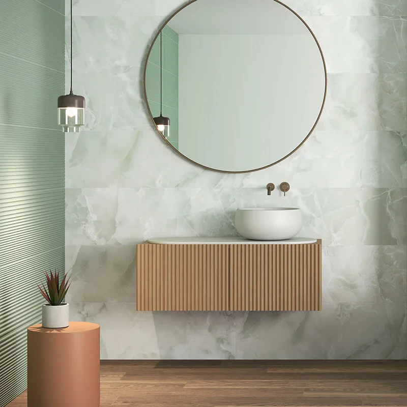 Onici Smeraldo - Rivestimento Ceramico Effetto Onice 33x100