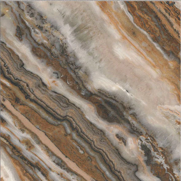 Onyx Brown - Gres Porcellanato Effetto Onice Lucido 15x15 - Image 12