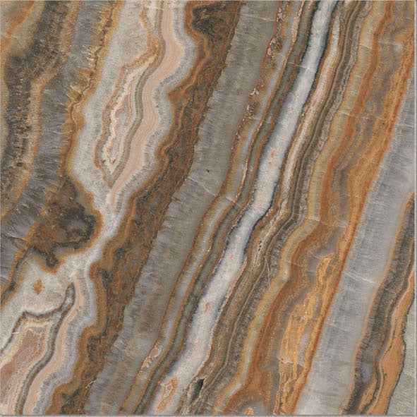 Onyx Brown - Gres Porcellanato Effetto Onice Lucido 15x15 - Image 4