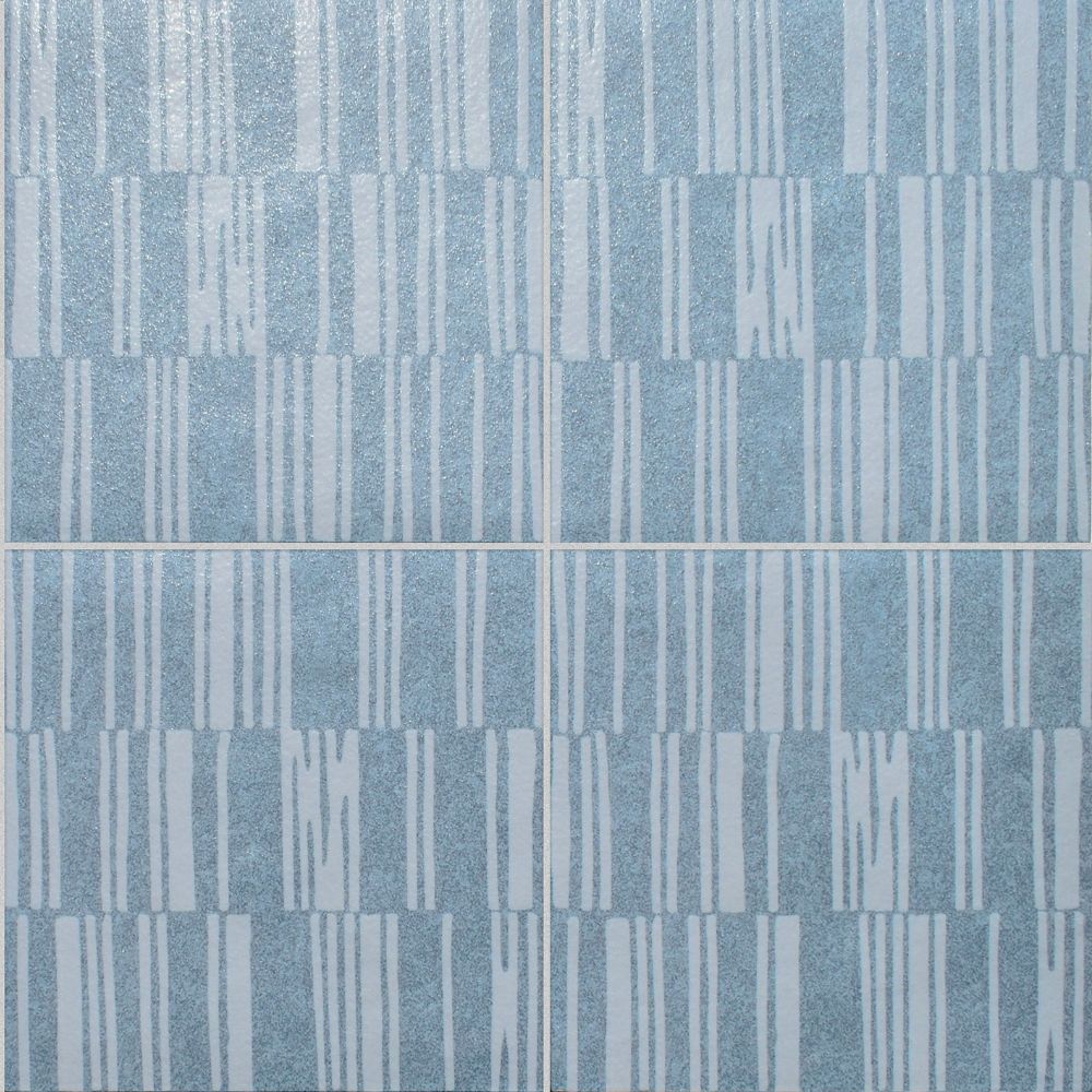 Origini Aqua Owu 15x15 - Gres Decorato In Stile Etnico