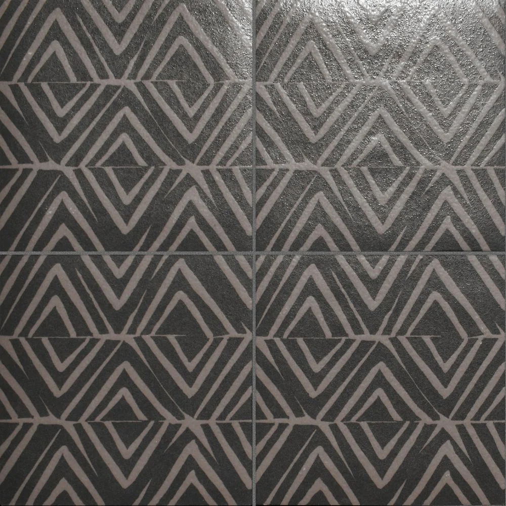 Origini Carbon Dinka 15x15 - Gres Porcellanato Smaltato Decorato Dallo Stile Etnico - Image 3
