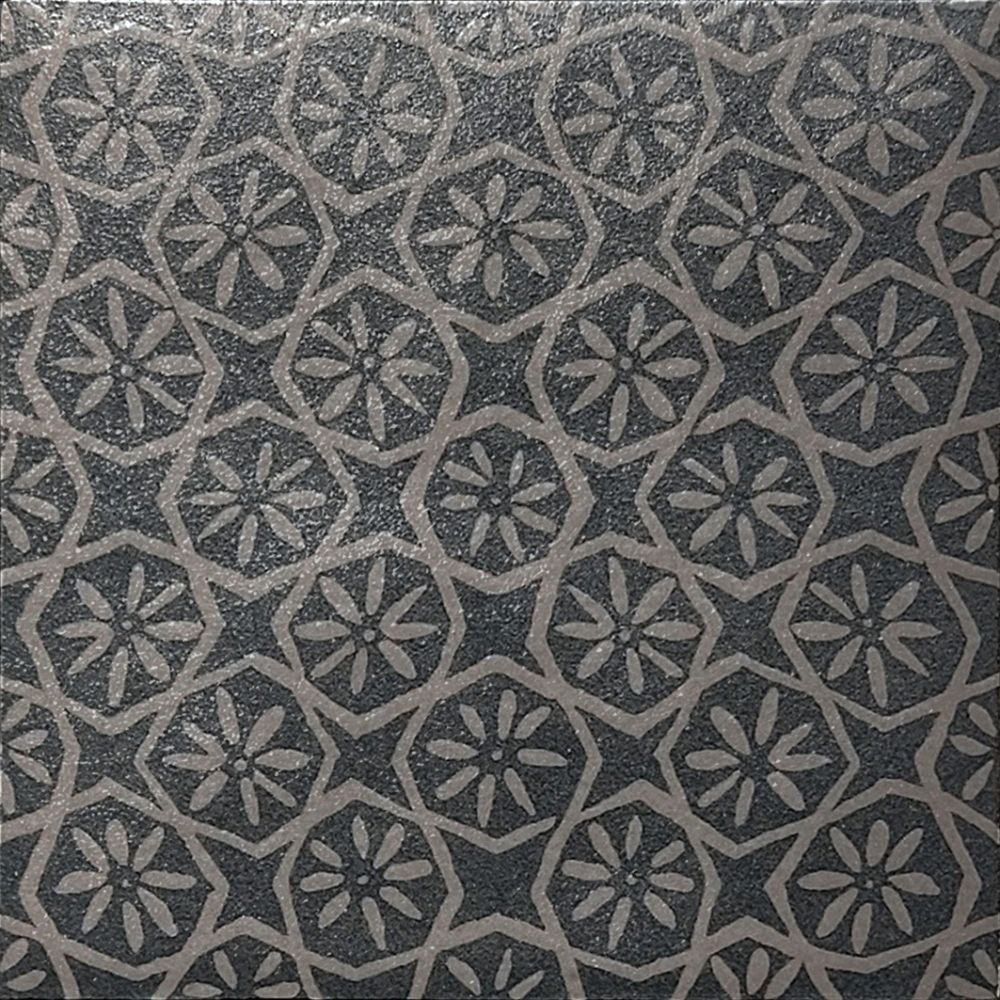 Origini Carbon Maua 15x15 - Gres Decorato In Stile Etnico - Image 5