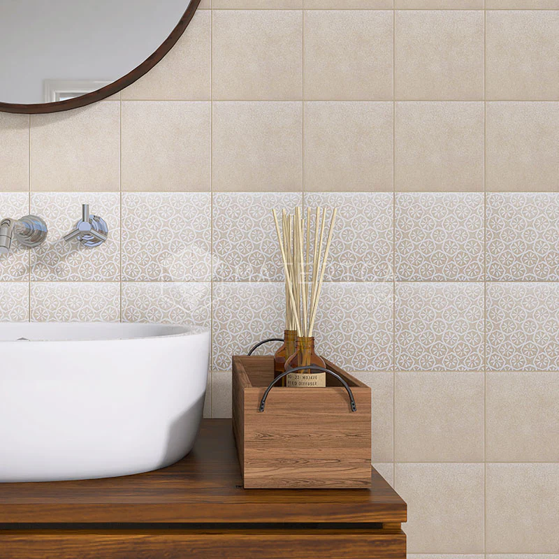 Origini Sand Maua 15x15 - Gres Decorato In Stile Etnico