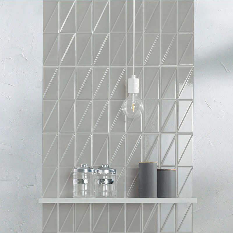 Outfit Brick Smoke – Effetto Mattoncino Tridimensionale Lucido 7,5x30