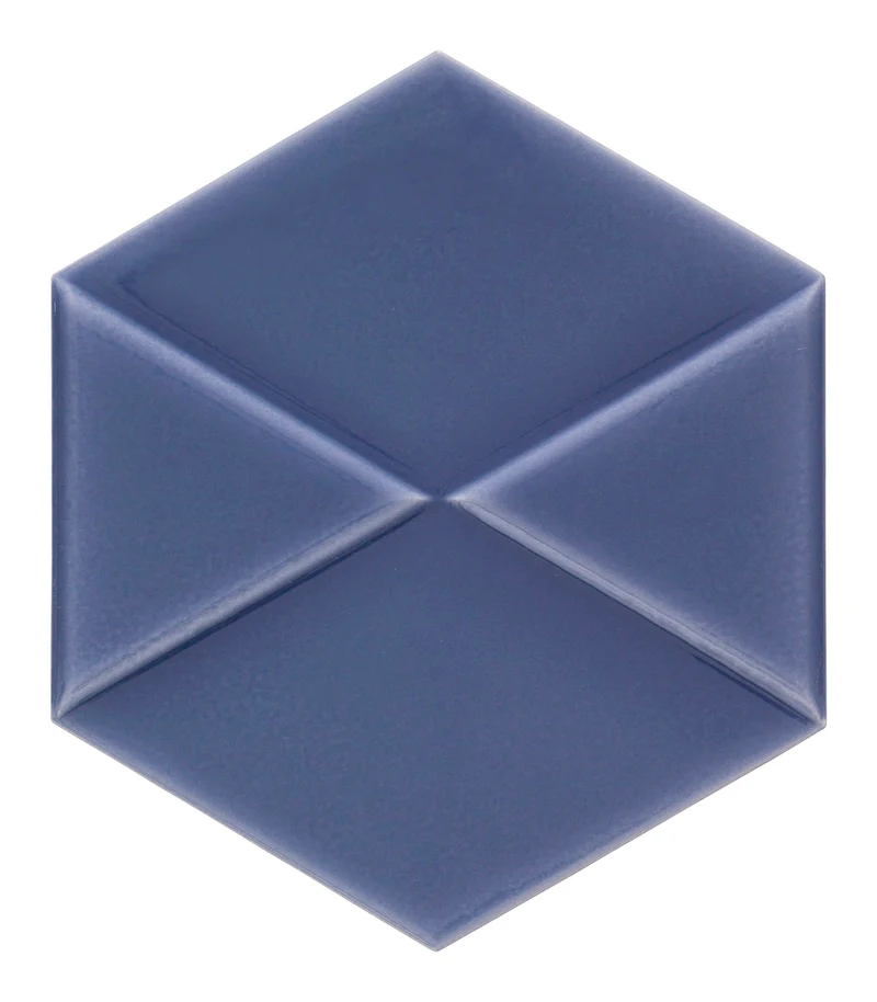 Outfit Hexagon Denim – Rivestimento Esagonale Tridimensionale Lucido 15x18 - Image 2