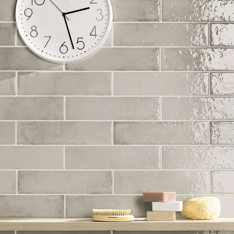 Oxida Brick Clay -  Rivestimento In Gres Porcellanato Lucido Effetto Mattoncino 7,5x30