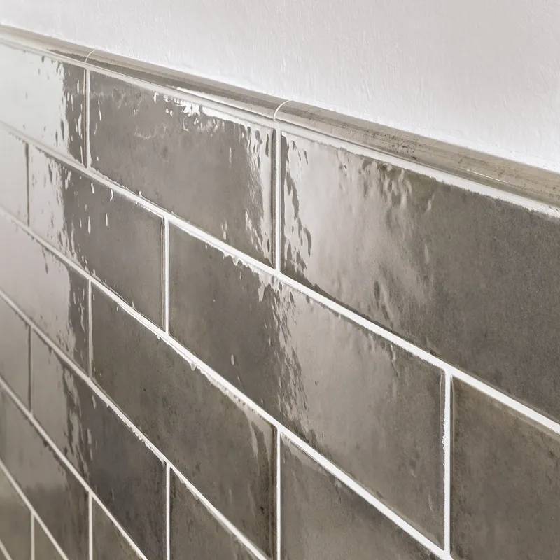 Oxida Brick Grey - Rivestimento In Gres Porcellanato Lucido Effetto Mattoncino 7,5x30 - Image 3