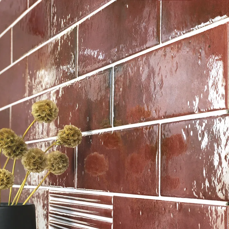 Oxida Brick Red -  Rivestimento In Gres Porcellanato Lucido Effetto Mattoncino 7,5x30 - Image 3