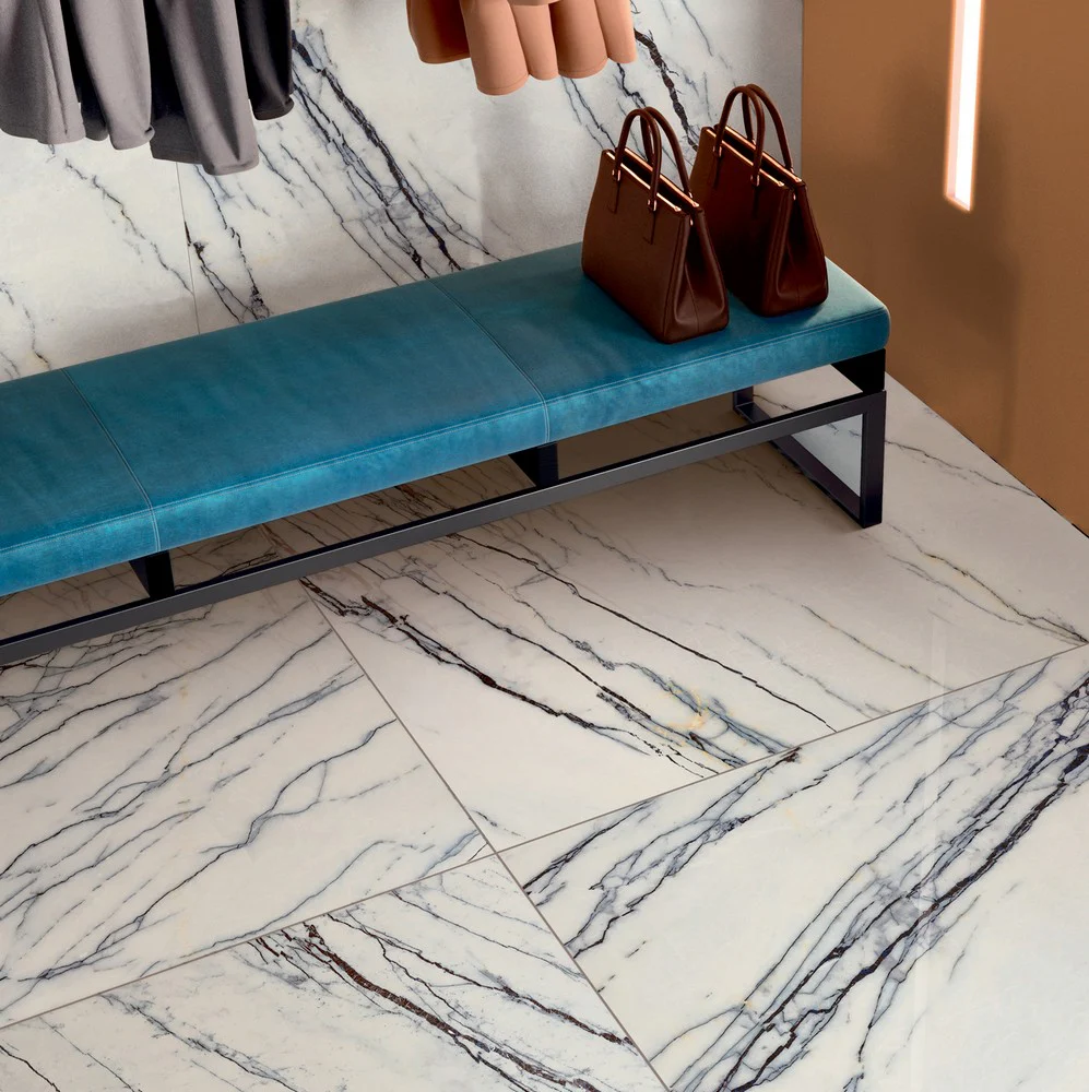 Pearl Deluxe Lux - Gres Porcellanato Effetto Marmo lucido 60x120
