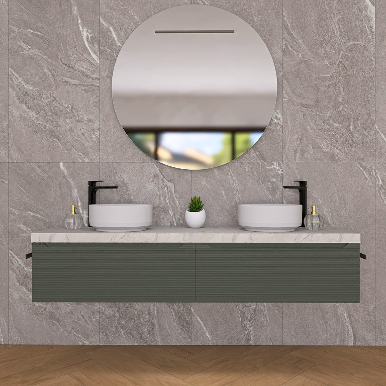 Penelope 07 - Mobile da Bagno Sospeso con doppio lavabo in ceramica - Image 13