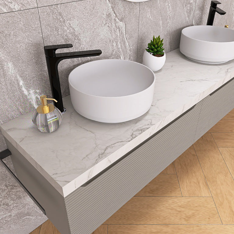 Penelope 07 - Mobile da Bagno Sospeso con doppio lavabo in ceramica - Image 15