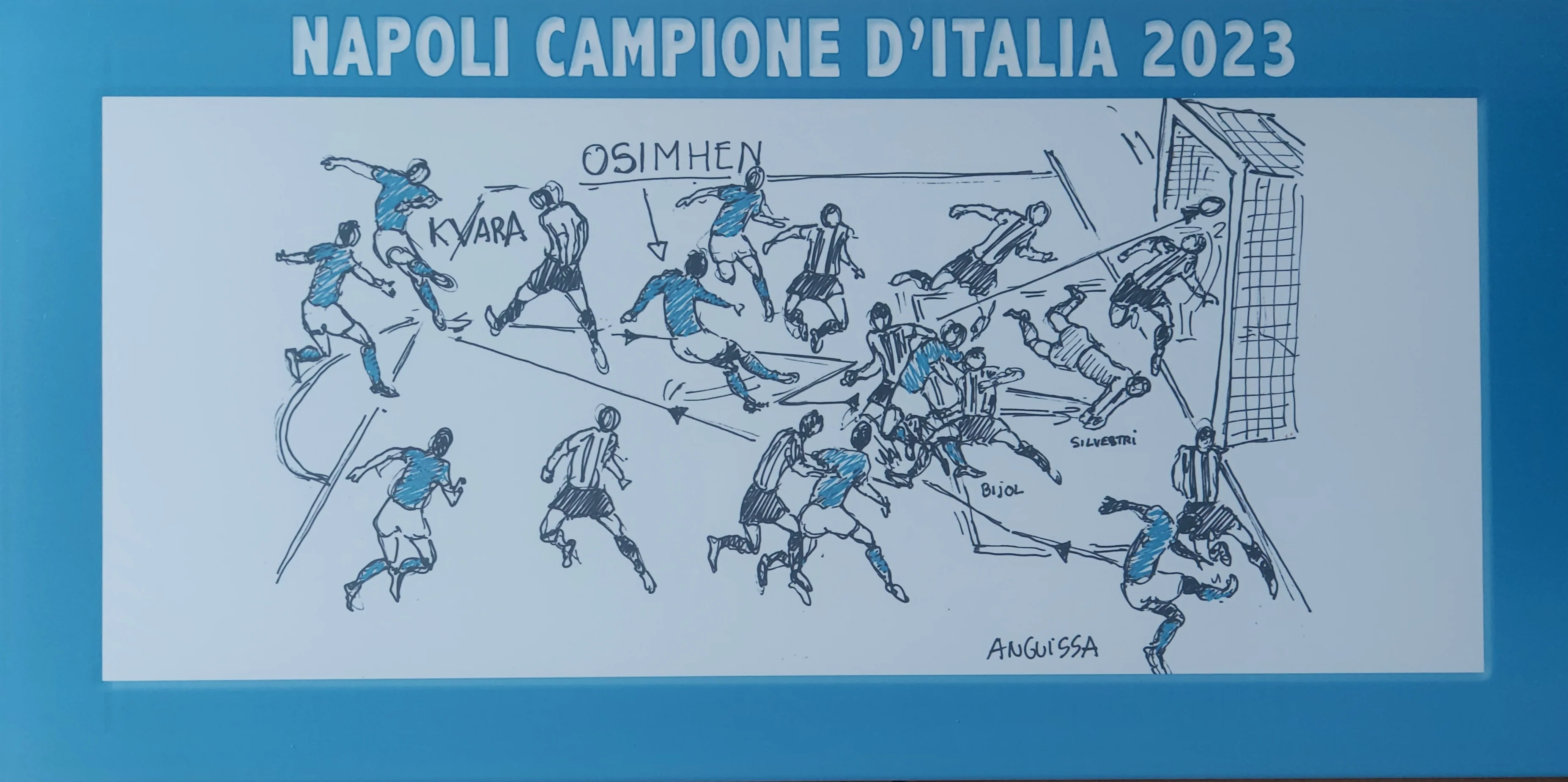 Piastrella Celebrativa - Napoli Campione D`Italia 2023 Edizione Limitata - Image 2