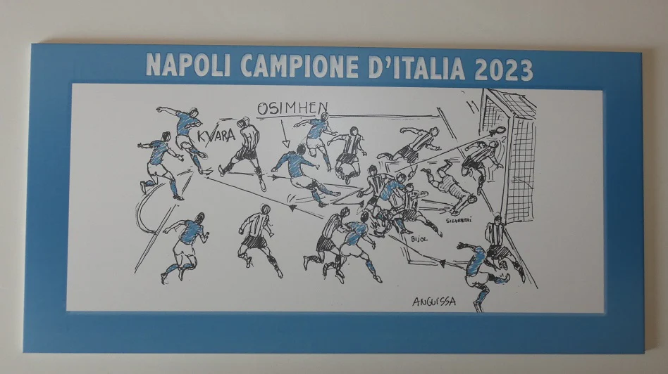 Piastrella Celebrativa - Napoli Campione D`Italia 2023 Edizione Limitata - Image 3