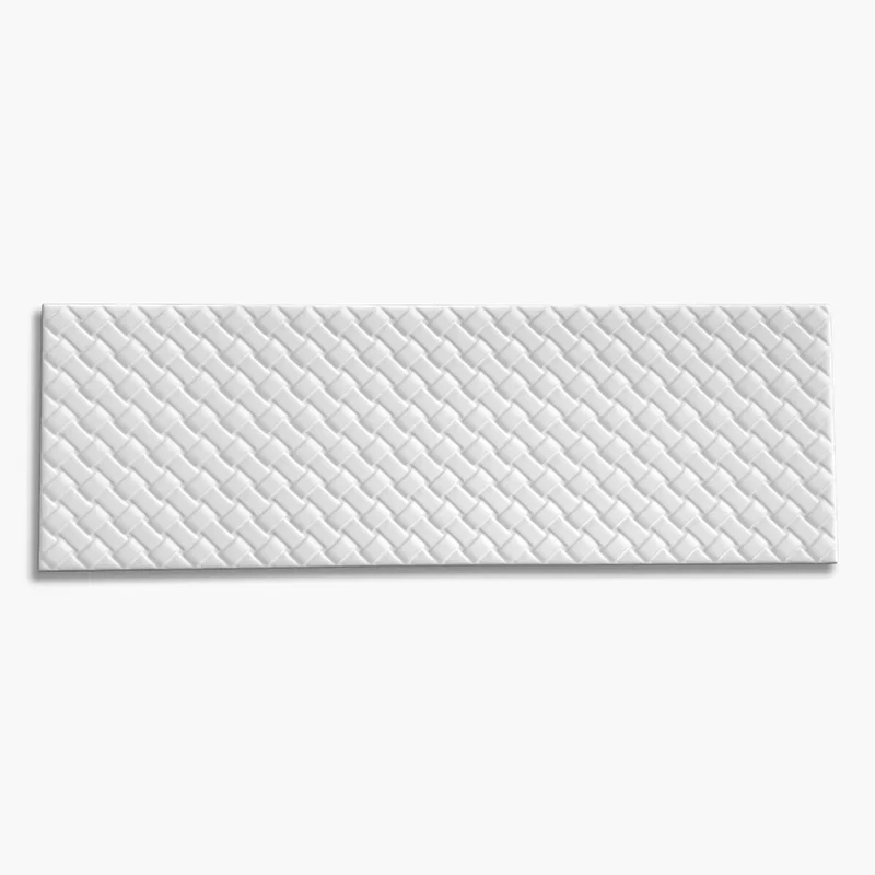 Piastrelle a Rilievo Bianco Lucido - Rivestimento Bagno 20x60 SCONTATO - Image 3