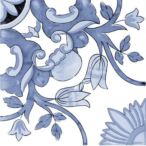Amalfi Mix Cielo - Gres Porcellanato Maioliche Blu Decorate Miste 15x15 Stile Vietri - Image 18