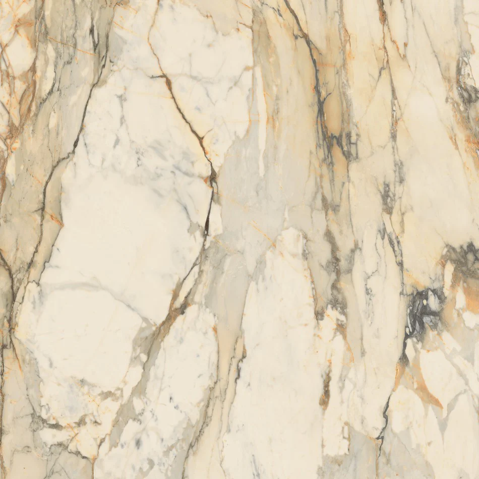 Antique Brown Lux - Gres Porcellanato Effetto Marmo lucido 120x120 - Image 3