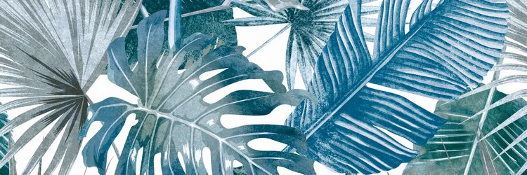 Botanical Blue Forest - Rivestimento a Composizione Effetto Carta da Parati - Image 6